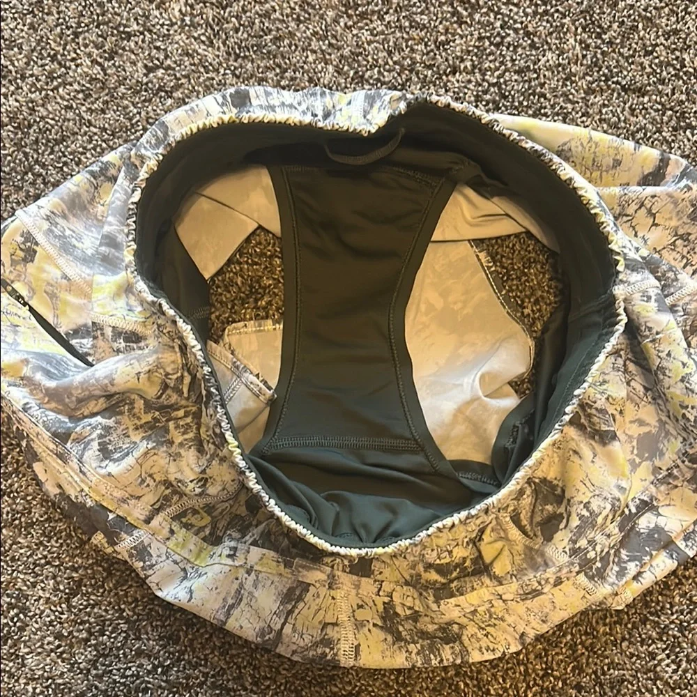 Lululemon Athletica Gray and Yellow Athletic Shorts - Picture 4 of 4